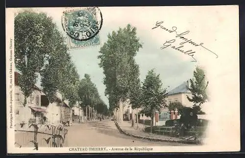 AK Chateau-Thierry, Avenue de la Republique