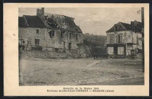 AK Brasles /Aisne, Bataille de la Marne 1918