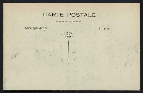 AK Laon, Le théâtre et la gare des Tramways après l`occupation