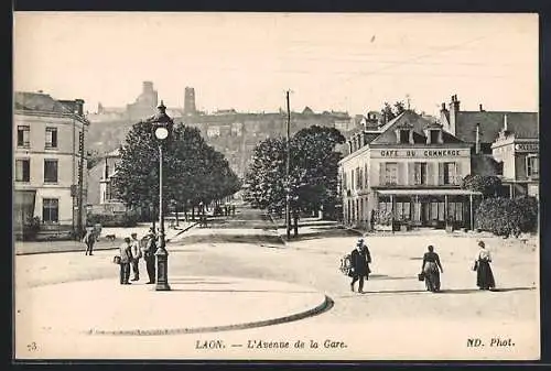 AK Laon, L`Avenue de la Gare