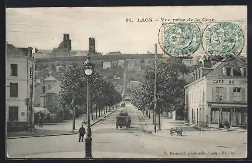 AK Laon, Vue prise de la Gare