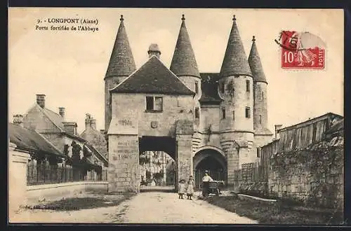 AK Longpont, Porte fotifiee de l`Abbaye