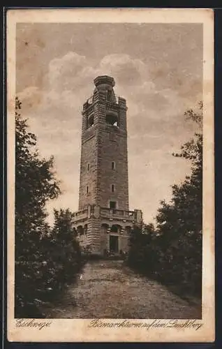 AK Eschwege, Bismarckturm auf dem Leuchtberg