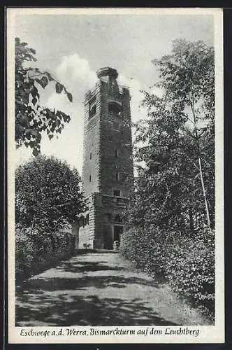 AK Eschwege, Bismarckturm auf dem Leuchtberg