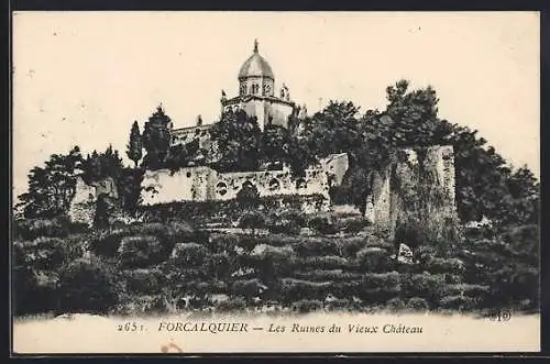 AK Forcalquier, Les Ruines du Vieux Château