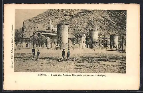 AK Sistéron, Tours des Anciens Remparts