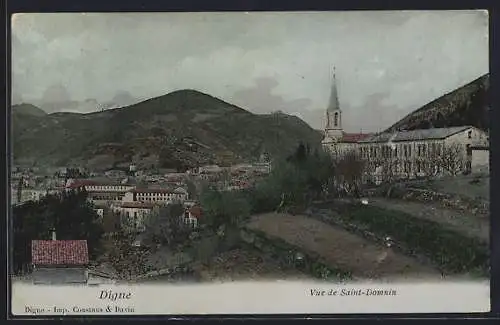 AK Digne, Vue de Saint-Dommin