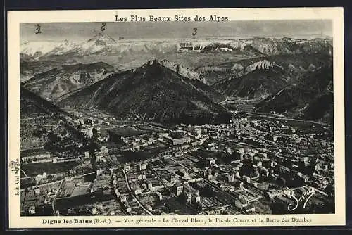 AK Digne-les-Bains, Vue générale