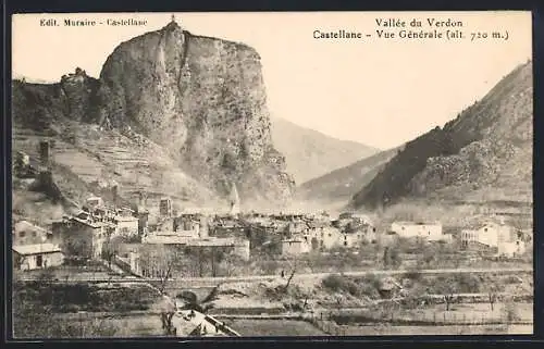 AK Castellane, Vue Générale