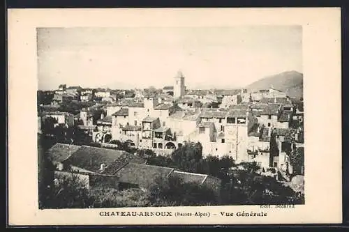 AK Chateau-Arnoux, Vue Générale