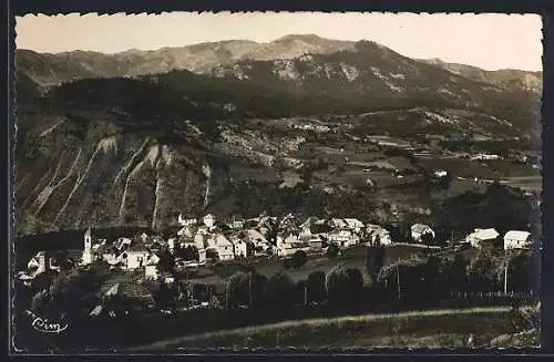 AK Allos /Basses-Alpes, Vue générale