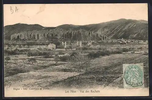 AK Les Mées, Vue des Rochers