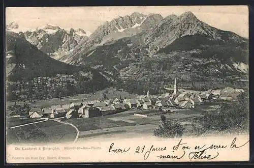 AK Monêtier-les-Bains, Panorama