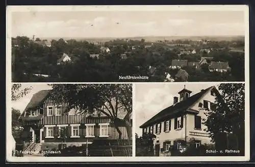 AK Neufürstenhütte, Ortsansicht, Ferienheim Schildbach