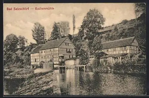 AK Bad Salzschlirf, Buchenmühle