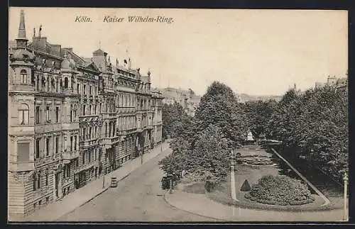 AK Köln-Neustadt, Kaiser Wilhelm-Ring, Strassenpartie