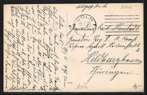 AK Köln-Neustadt, Kaiser Wilhelm-Ring, Strassenpartie