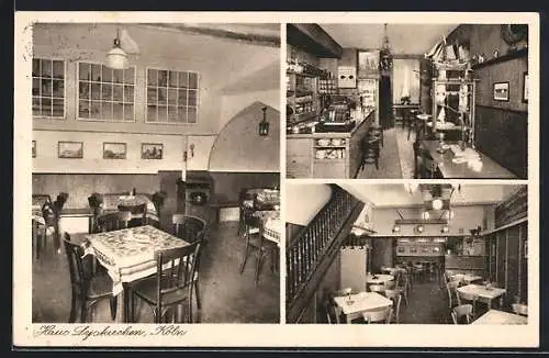 AK Köln, Restaurant Haus Lyskirchen, Bes. heinr. Wolter, Filzengraben 30-32