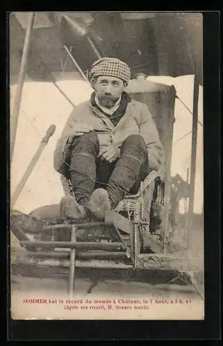 AK Sommer bat le record du monde à Châlons, Flugzeug