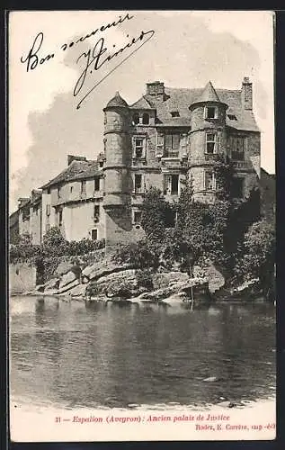 AK Espalion /Aveyron, Ancien palais de Justice