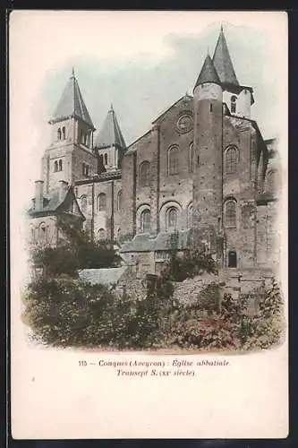 AK Conques /Aveyron, Église abbatiale