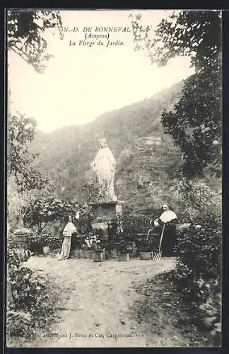 AK Bonneval /Aveyron, La Vierge du Jardin