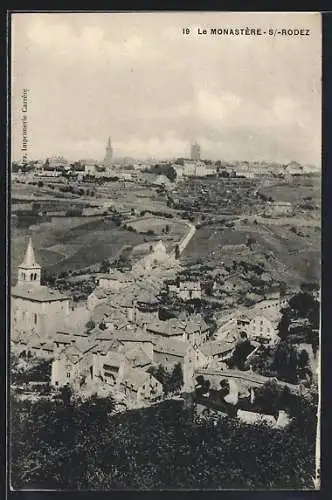 AK Le Monastère-s-Rodez, Panorama