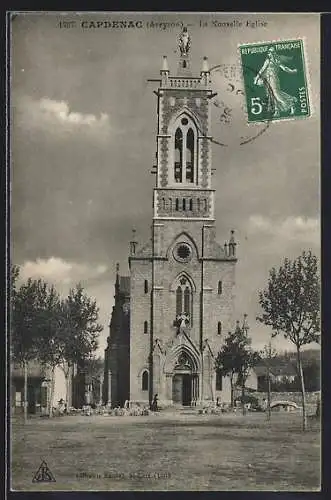 AK Capdenac /Aveyron, La Nouvelle Eglise