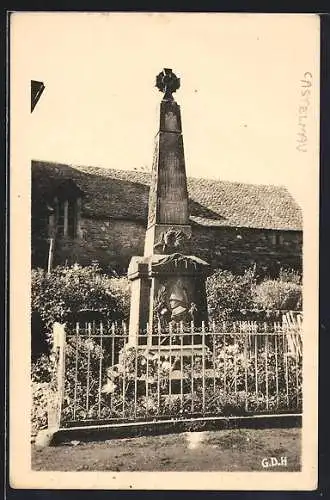 AK Castelnau-de-Mandailles, Monument aux Morts