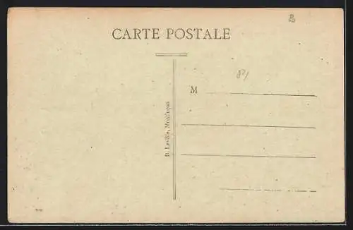 AK Prat, La Vallée du Cher, Le Pont, Route de St-Thérence à Argenty