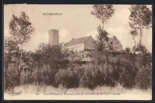 AK St-Gérand-le-Puy, Bourbonnais, Vieux Château de Poncenat