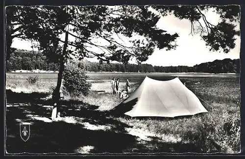 AK Troncais, La Foret, Etang de Saint-Bonnet, Le Coin des Campeurs