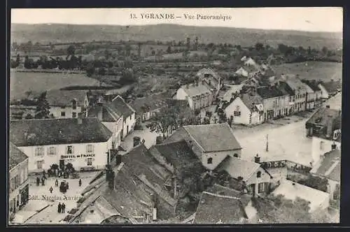 AK Ygrande, Vue Panoramique
