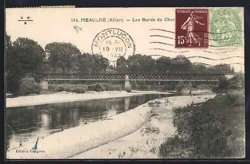 AK Meaulne /Allier, Les Bords du Cher