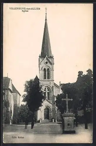 AK Villeneuve-sur-Allier, Eglise