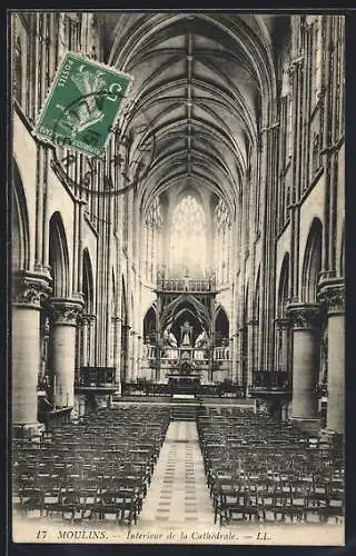 AK Moulins, Interieur de la Cathédrale