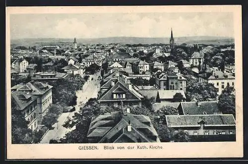 AK Giessen, Blick von der Katholischen Kirche