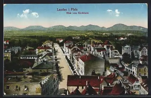 AK Landau / Pfalz, Ortsansicht