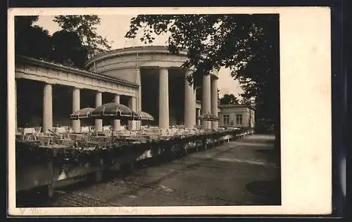 AK Bad Aachen, Restaurant Elisenbrunnen, Garten-Restaurant