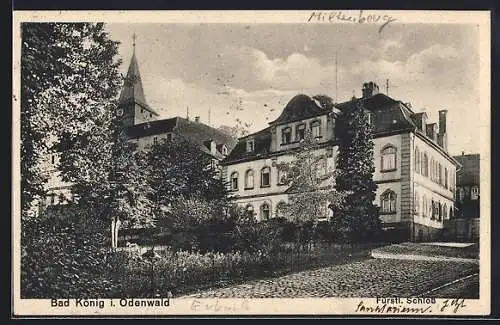 AK Bad König, Fürstliches Schloss