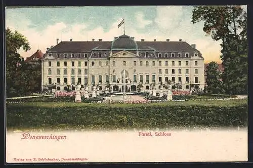 AK Donaueschingen, Fürstl. Schloss