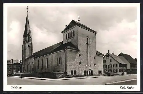 AK Tuttlingen, Blick auf Kath. Kirche