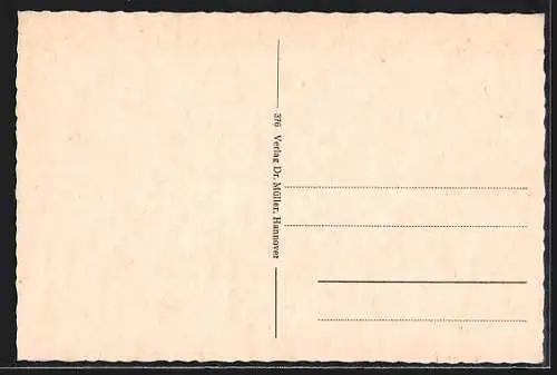 AK Hannover, Stadtblick zur Marktkirche