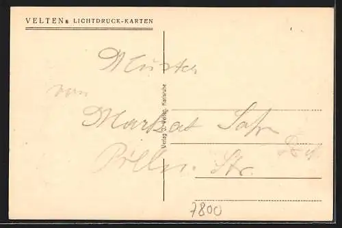 AK Freiburg i. B., Friedrichsbrücke