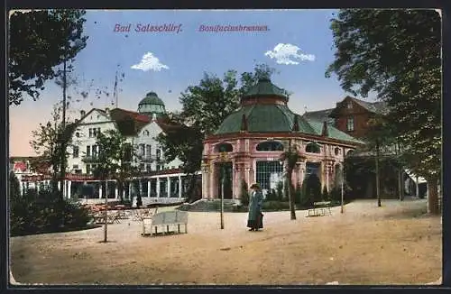 AK Bad Salzschlirf, Bonifaciusbrunnen