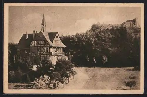 AK Ebsdorfergrund, Gasthaus zur Brugruine Frauenberg