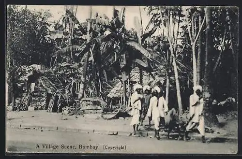 AK Bombay, A Village Scene