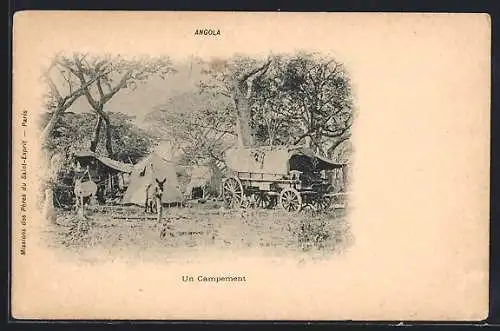 AK Angola, Un Campement