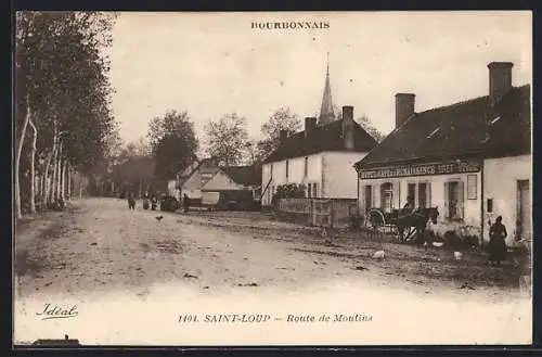 AK Saint-Loup, Bourbonnais, Route de Moutins