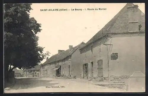 AK Saint-Hilaire /Allier, Le Bourg, Route du Montet